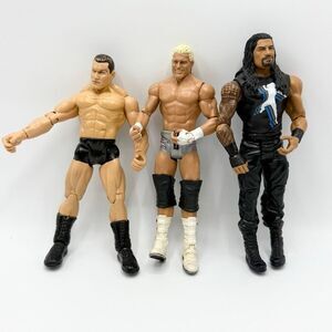 Mattel WWE Action Figures Vintage Dolph Ziggler Roman Reigns Randy Orton Jakks 6